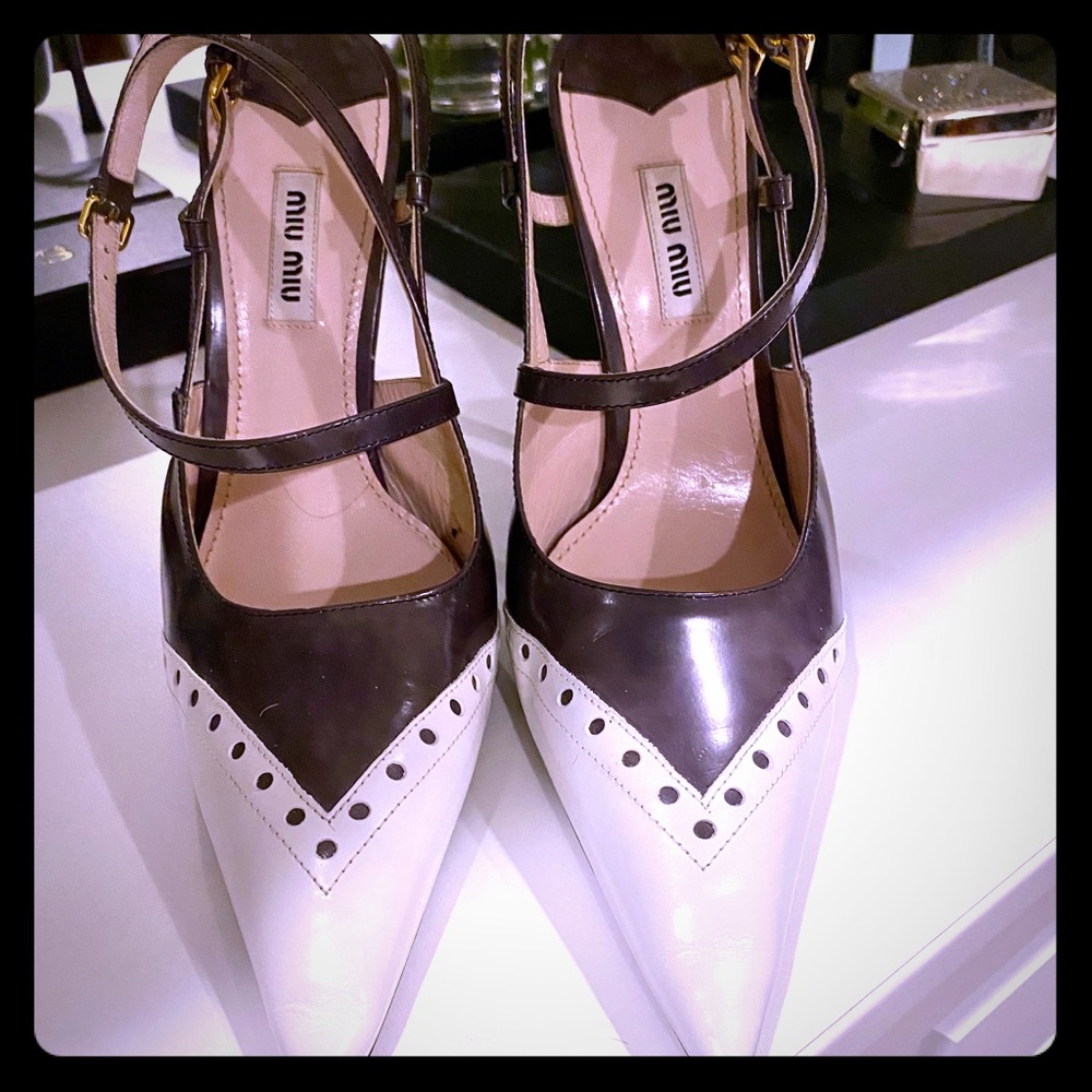 Miu Miu wingtip stilettos